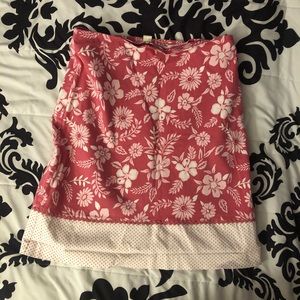 Christopher & Banks Pink Floral Skirt